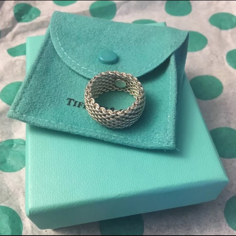 ❌SOLD Tiffany & Co Somerset Mesh Ring